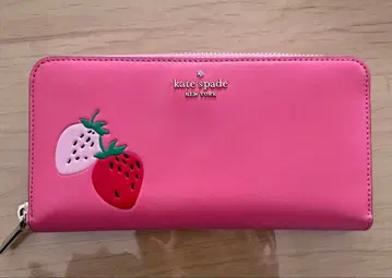 케이트 스페이드 장지갑 딸기