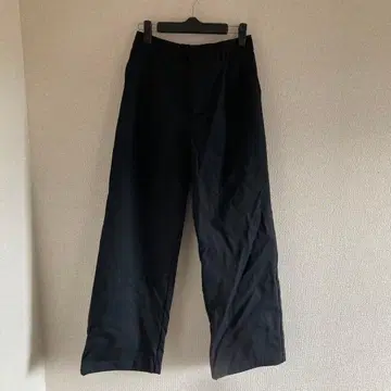 속기모 블랙 와이드 팬츠 M tndm-46