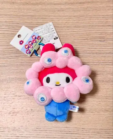 오사카 엑스포 한정판 미야쿠미야쿠 봉제 인형 카라비너 마이멜로디 산리오