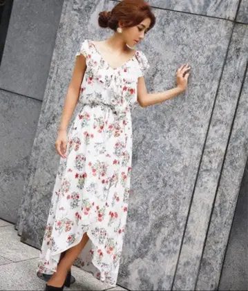 [ eimy istoire ] bouquetflower 프릴 원피스