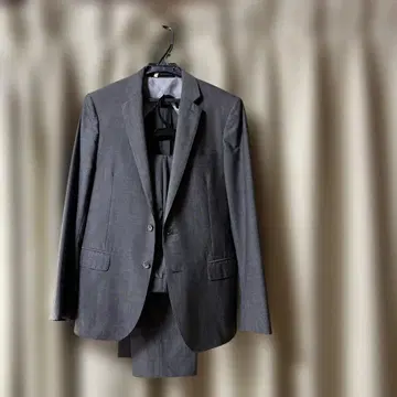 BEAUTY & YOUTH 그레이 비즈니스 정장