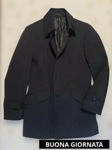 보나조르나타 코무사 블랙 트렌치코트 출퇴근 관혼상제 취업 정장용 코트