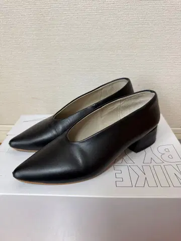 REMME 레메 펌프스 스틸레토 천연 가죽 36 블랙