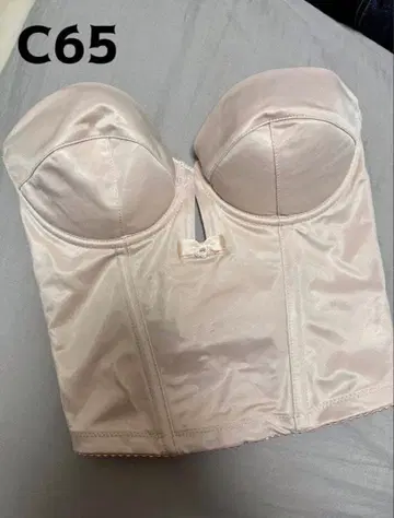 스트랩리스 코르셋 C65 베이지