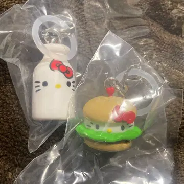 헬로키티 [아메리칸 디자인] 밀크 햄버거 마스코트 액세서리