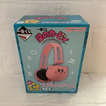 별의 커비 푸푸푸 헤드폰 C상 1번 복권 미사용 새상품