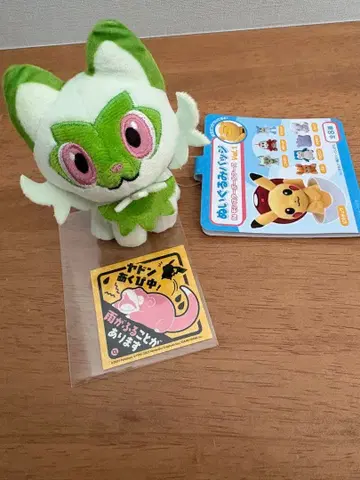 인형 배지 냐오하 비오는 날 스티커 야돈 카가와 포켓몬 센터