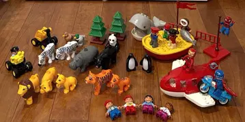 LEGO 듀플로 레고 블록 동물 인형 비행기 자동차 배 어벤져스