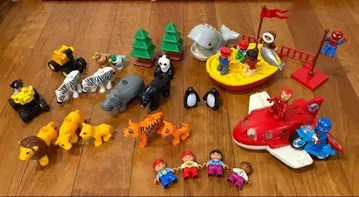 LEGO 듀플로 레고 블록 동물 인형 비행기 자동차 배 어벤져스