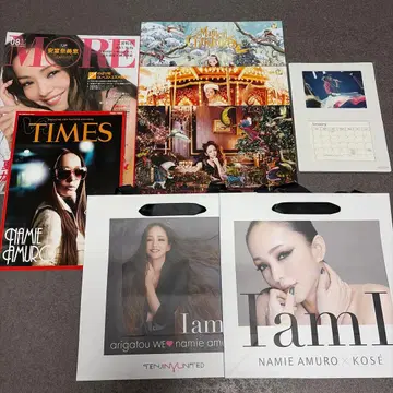 아무로 나미에 잡지 팜플렛 등