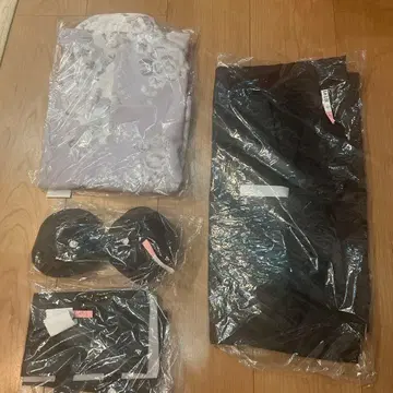 캐서린코티지 졸업식 하카마 110 사이즈 1회 착용 연보라 x 블랙