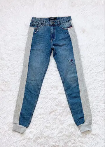 Desigual 자수 플라워 데님