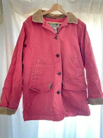 L.L.Bean 빈티지 빨간색 코튼 자켓