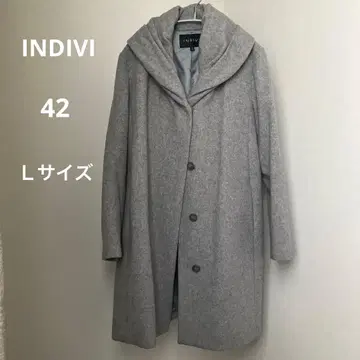 INDIVI 코트 그레이 L42