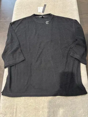 CRONOS 블랙 S 사이즈 7부 소매 티셔츠 택 포함 새상품