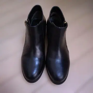 LEPSIM 블랙 부티 지퍼 달린 M