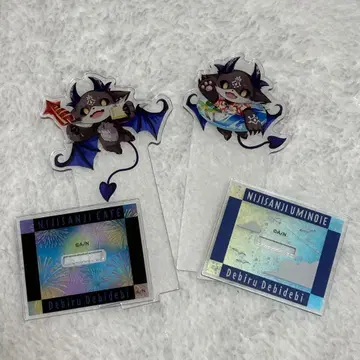 니지산지 데비데비 데비루 아크릴 스탠드 스이파라 바닷가 오두막