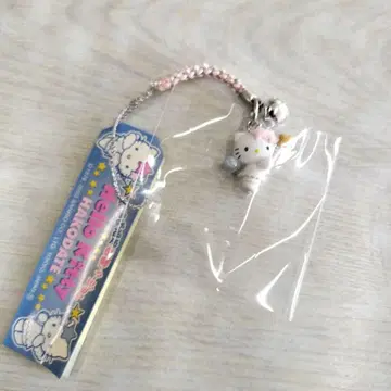 홋카이도 한정 하코다테 버전 헬로키티 천사 디자인 스트랩