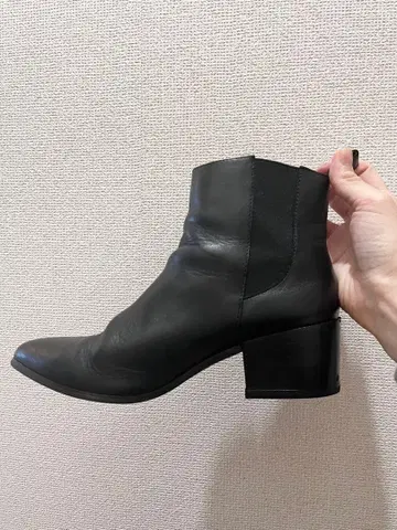 사이드 고어 부츠 블랙