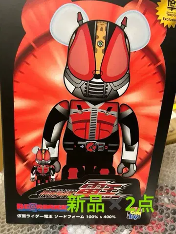 BE@RBRICK 가면라이더 덴오 소드 폼 100% & 400%