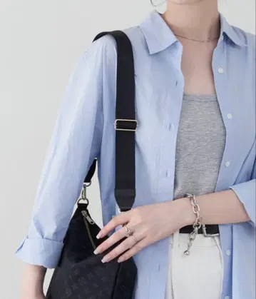 russet 어레인지 숄더 벨트 블랙