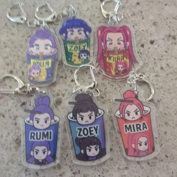 kpop 데몬 헌터즈 키홀더 6개