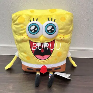 스펀지 밥 통통 페이스 봉제 인형 전 2종