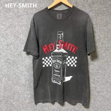 HEY-SMITH JACK-T L 사이즈 다크 그레이 티셔츠