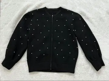 [새상품급] 펄 니트 블루종