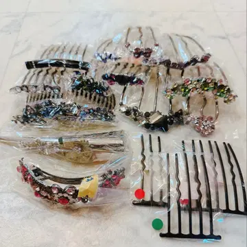 네일 가게 야회머리 헤어 액세서리 세트