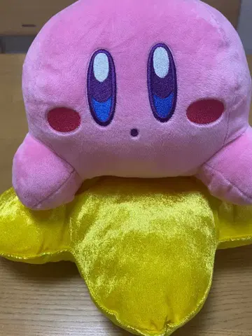 커비 봉제 인형 별 모양 쿠션 포함