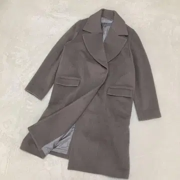 journal standard 울 알파카 롱 코트 그레이