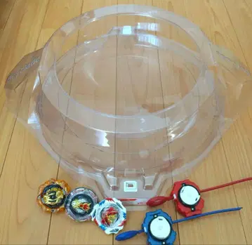 Beyblade 배틀 스타디움 투명 베이블레이드 세트
