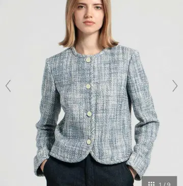 띠어리 Theory 2025 자켓 트위드 완판템 새상품 노카라