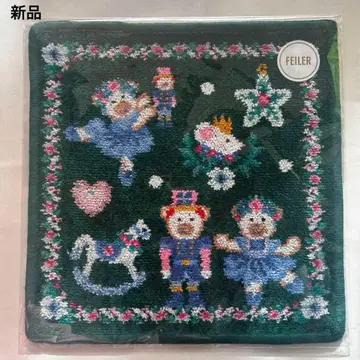 새상품 FEILER 리베 & 릴리아 너트 크래커 크리스마스 손수건