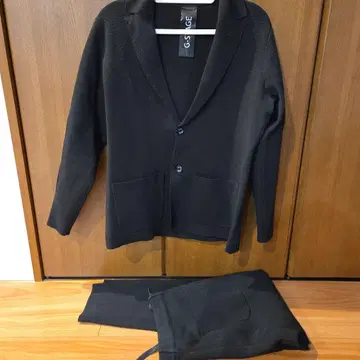 Gystage 블랙 자켓 바지 셋업 사이즈 48