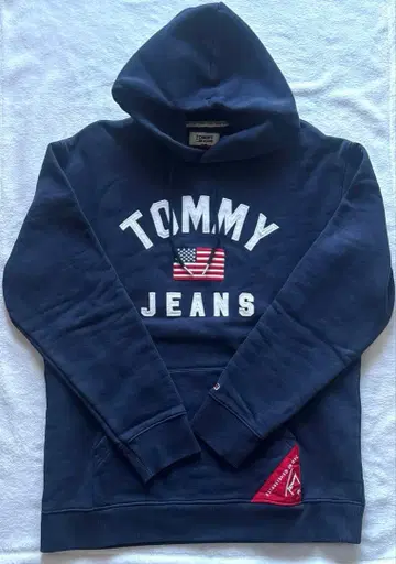 TOMMY JEANS 네이비 후드티 S