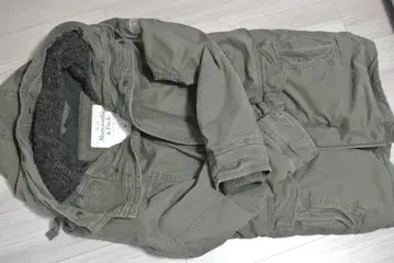 아바클로 모즈 코트 보아 안감 M 카키 정품