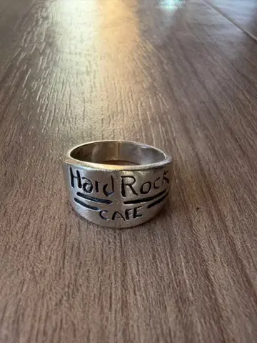 하드 록 카페 실버 반지