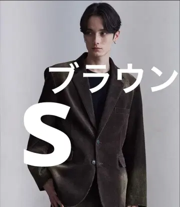 clel 앤티크 디자인 코듀로이 테일러드 자켓 S