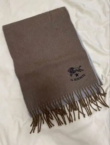 IL BISONTE 울 머플러 브라운