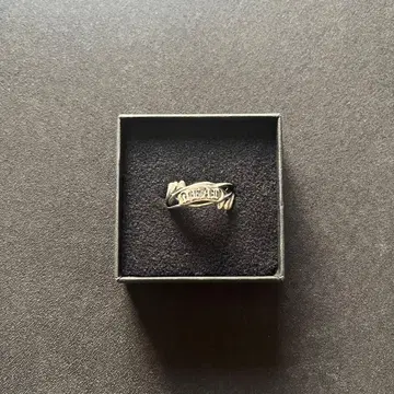 실버 925 오픈 반지 리프 디자인