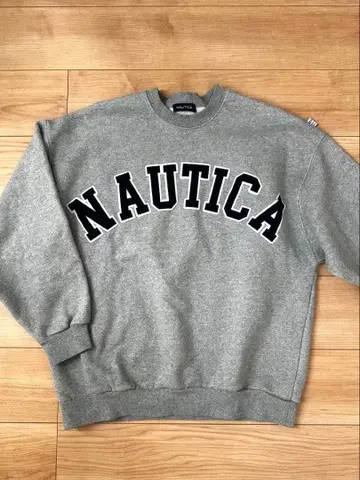 NAUTICA 그레이 맨투맨 헤비 웨이트 새상품급 M사이즈
