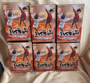 하이큐 쓰레기장의 결전 피규어 이 순간을 언제까지나 6개 세트