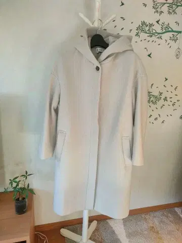 후드 부착 코트