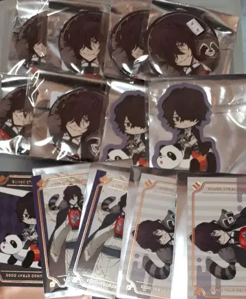 문호 스트레이독스 포오 캔뱃지 카드 스티커 하나야시키