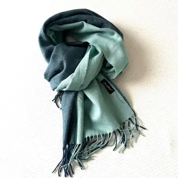 Borsalino 캐시미어 머플러 스톨 민트 그린