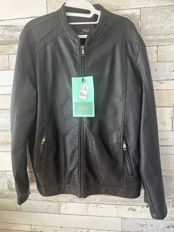 새상품 가죽 싱글 자켓 2XL 사이즈