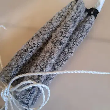 미사용품 복슬복슬 하나오 브라운