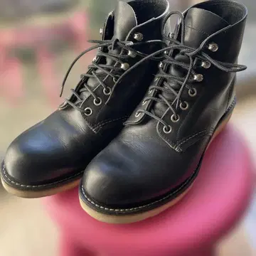 Red wing shoes 블랙 가죽 부츠 Size/7 25.0cm
